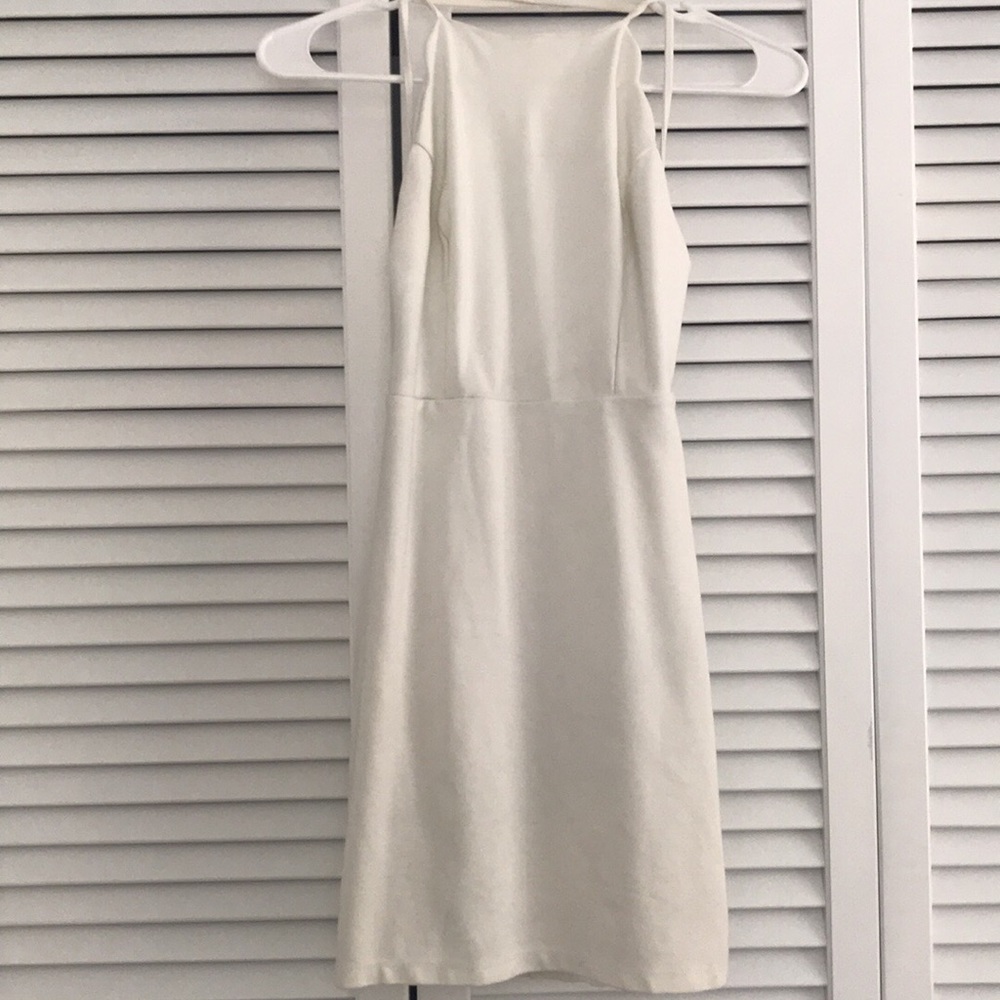 Future brides?! Mini white low back dress!